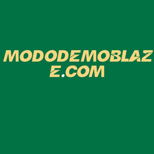 Logo da MODODEMOBLAZE